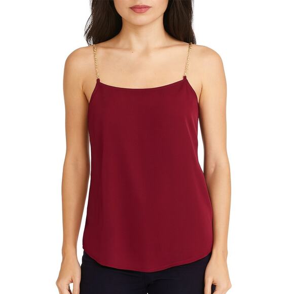 NWOT Vero Moda Women’s Fig Purple Tank Top w/ Crystal Spaghetti Straps Size XS - Picture 1 of 9